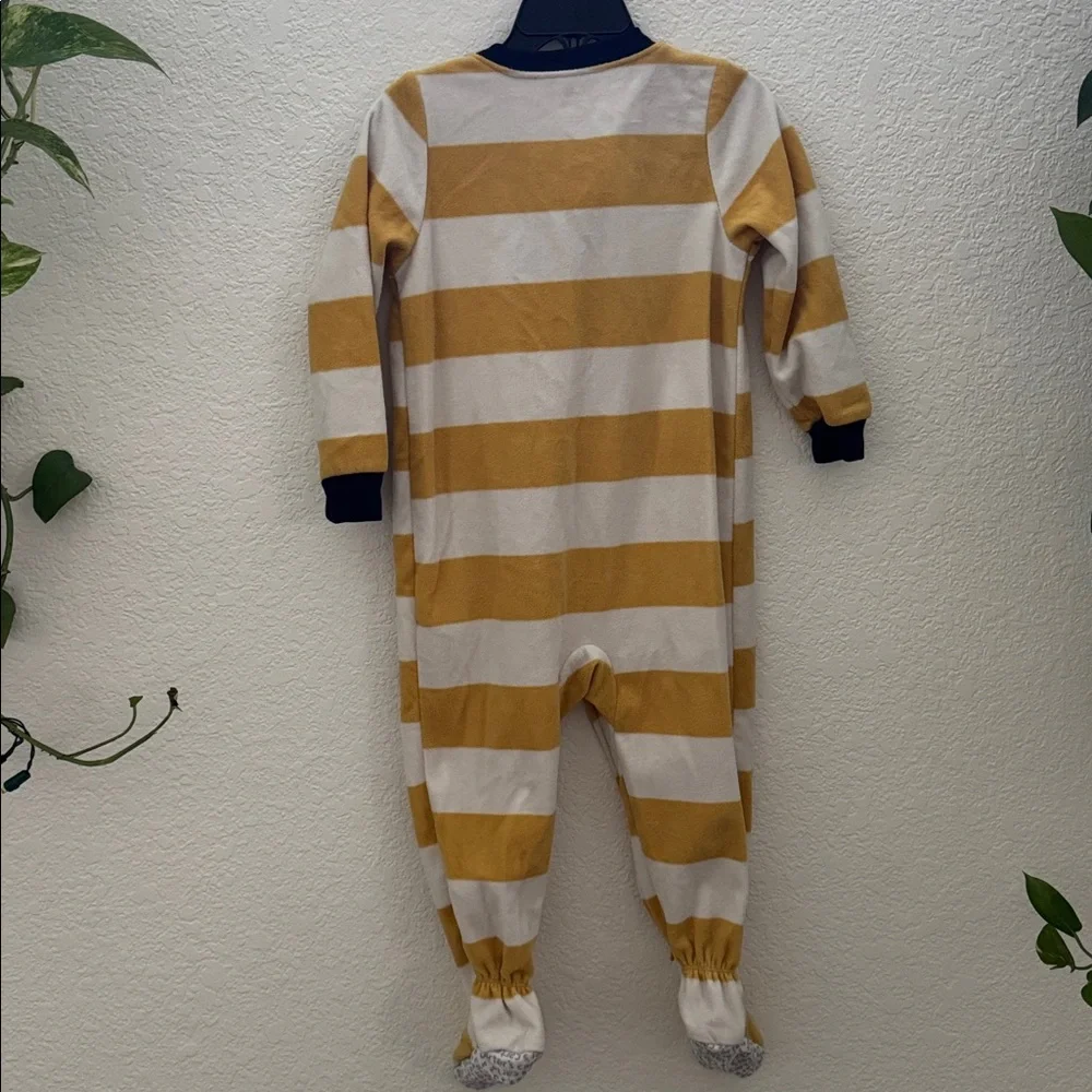 Carter’s Toddler Boy Fleece One Piece Pajamas 2T Bear Design